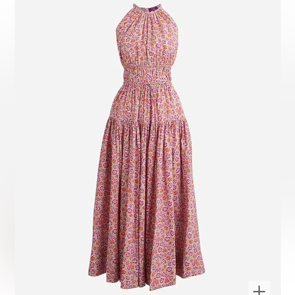 J crew Tie-waist halter dress in Liberty® Ellie fabric - Picture 4 of 5